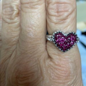 EFFY Sapphire and Ruby .925 Sterling Silver Ring